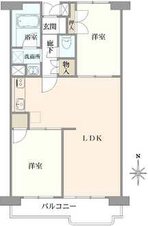 サンライフ南蒲田の間取図