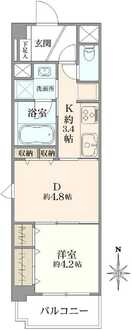 ソルフィエスタ住吉の間取図