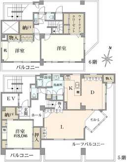 サンローズの間取図