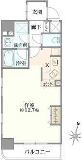 ダイアパレス水道橋の間取図