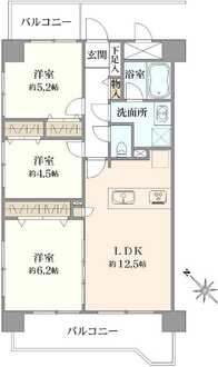 モナークマンション両国隅田川の間取図