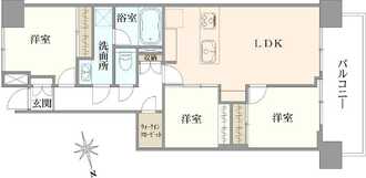 プリメール柳島の間取図