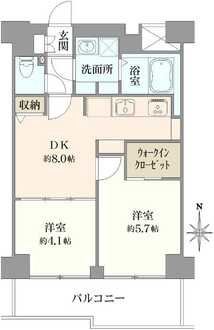 両国緑スカイハイツの間取図