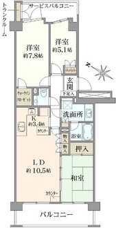 デュークコート小岩の間取図
