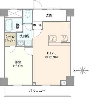 朝日目白台マンションの間取図