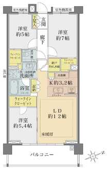 インペリアルガーデンの間取図