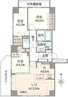 ルフォン船堀の間取図