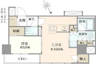エクセレントシティ本八幡駅前サザンライズの間取図
