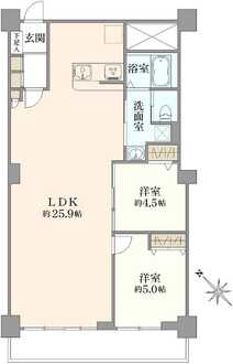 ファミリーコーポ南行商協ビルの間取図