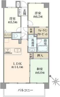 レクセルアベニュー浦安の間取図