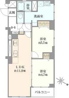 ニックハイム行徳第二の間取図