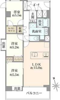 ファミール新小岩の間取図