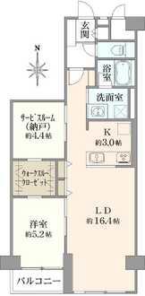 葛西サンハイツの間取図