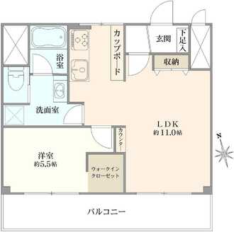 西船橋永谷マンションの間取図