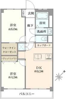 太洋マンションの間取図