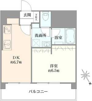 西船橋ファミリーマンションの間取図