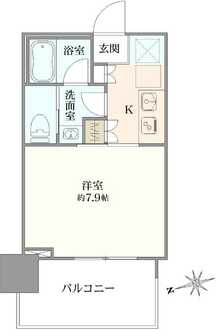 ブリリアタワー浜離宮の間取図