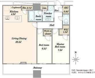 WORLD TOWER RESIDENCEの間取図