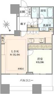 芝浦アイランドケープタワーの間取図
