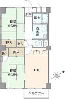 田町東豊エステートの間取図