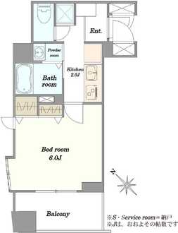 パークホームズ目黒アーバンレジデンスの間取図