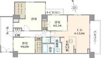ガーラ・レジデンス船堀の間取図