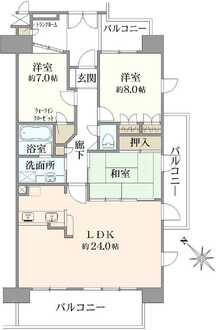 グランシティレイディアントタワーの間取図