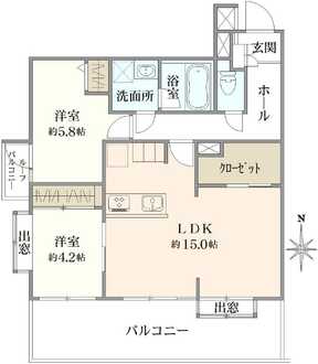 ライオンズマンション西新井本町の間取図