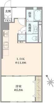 関屋ステーションハイツの間取図