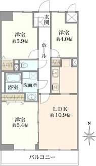 ダイアパレス西新井大師の間取図