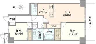 エスペランサ綾瀬の間取図