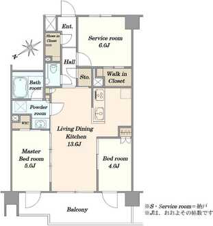 プレシス葛西プロスタイルの間取図