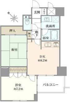 モリス日暮里駅前の間取図
