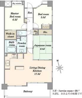 ライオンズマンション浦安シティの間取図