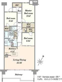 ザ・パークハウス新浦安マリンヴィラテラスプラザの間取図