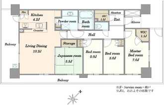  パークホームズ新浦安カーサ・セントリアの間取図