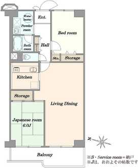 メゾン浦和A棟の間取図
