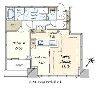 シティタワー有明の間取図