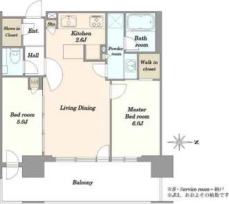 品川イーストシティタワーの間取図