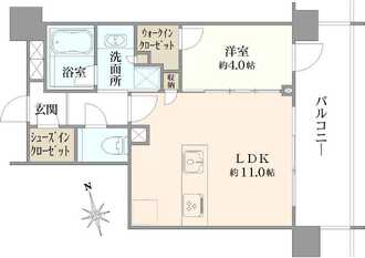 エクセレントシティ白金高輪の間取図