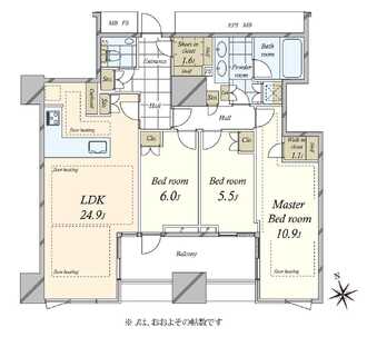 三田ガーデンヒルズノースヒルの間取図