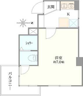 ビジネスハイツ中野の間取図