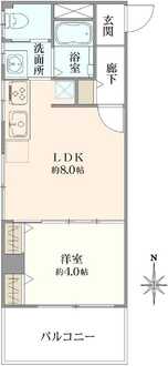 中野第2コーポの間取図