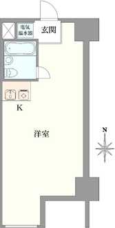 エレガンス東高円寺の間取図
