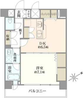 ブライズ中野坂上の間取図