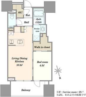 クラッシィハウス神田錦町の間取図