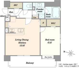 ファミール西麻布ベルファースの間取図