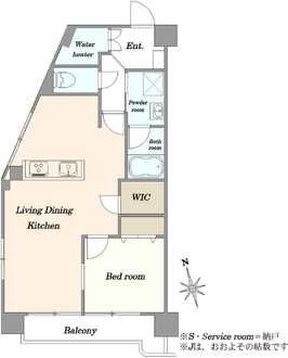 グリーンキャピタル神楽坂の間取図