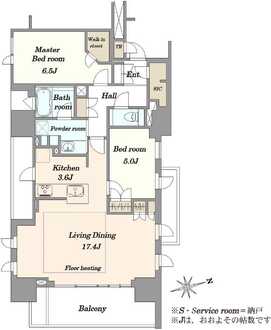 プラウド文京関口の間取図