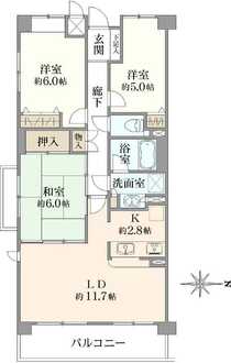 ステイツ池田フラッツの間取図